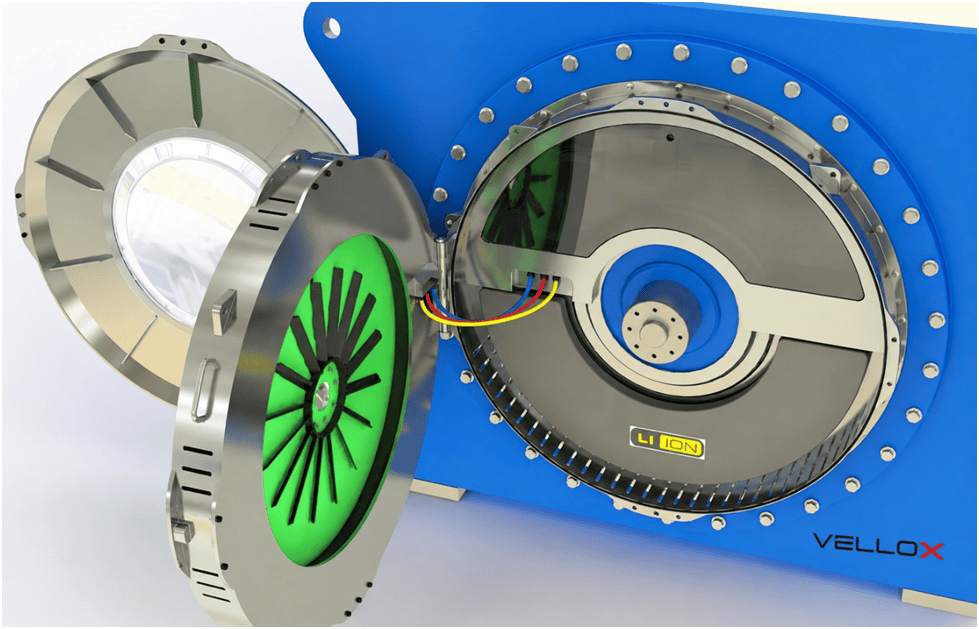 Remora™ opened to reveal the onboard Li-ion battery pack and dedicated CPU control unit inside the prime-mover housing